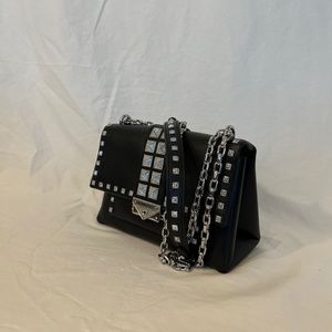 Michael Kors Cece Embellished Pyramid Stud Shoulder Bag